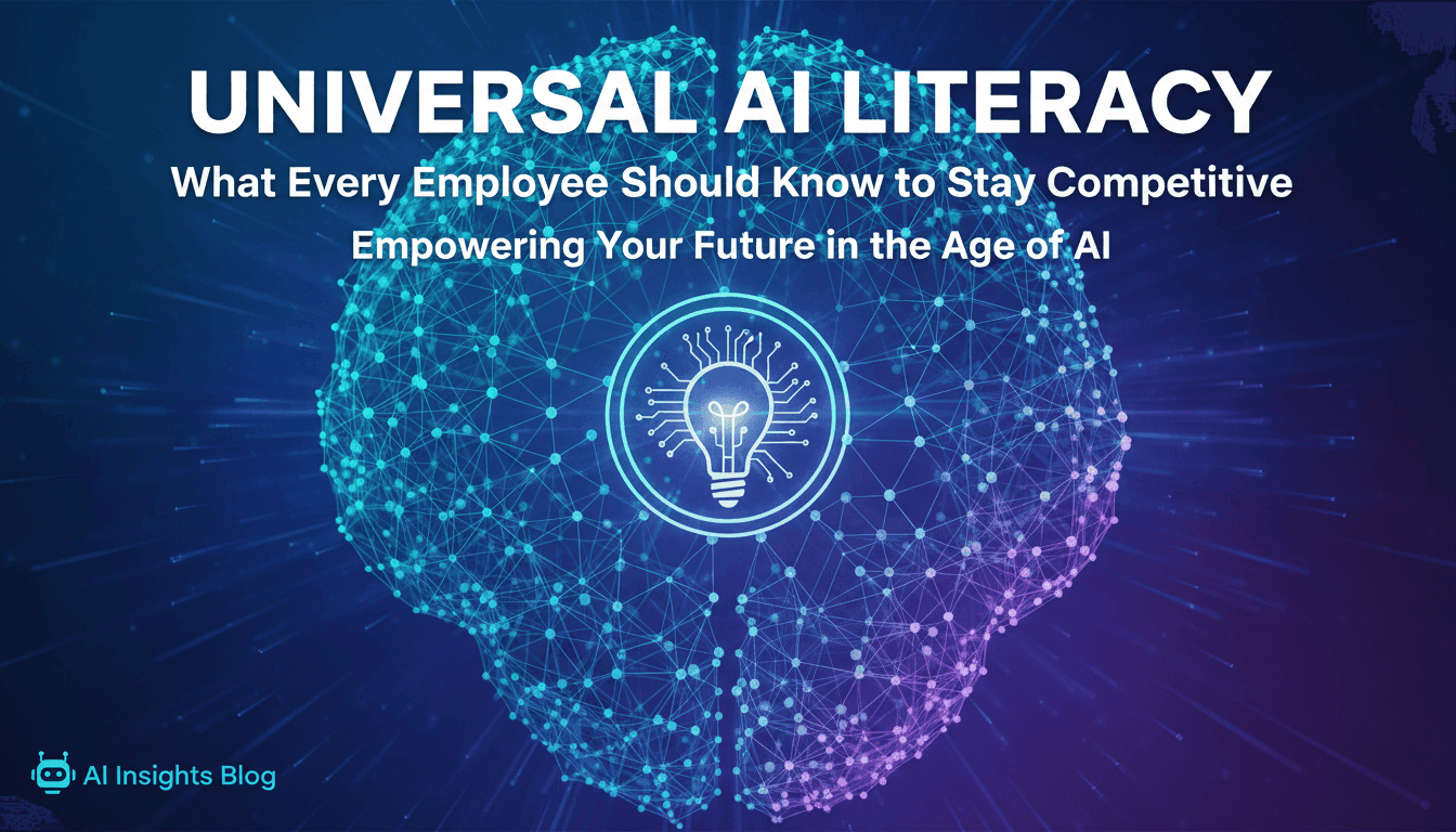Universal AI Literacy: What Every Employee Should Know to Stay Competitive