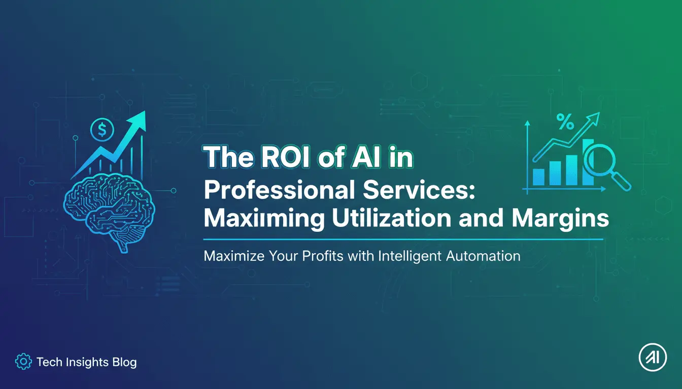 The ROI of AI in Professional Services: Maximizing Utilization and Margins