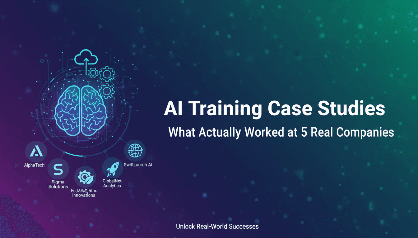 AI Training Case Studies: What Actually Worked at 5 Real Companies