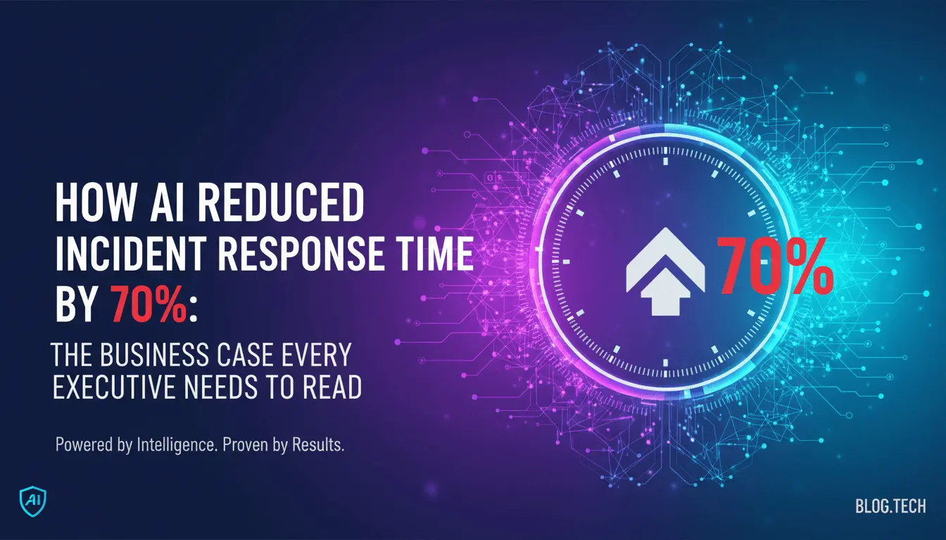 How AI Reduced Incident Response Time by 70%: The Business Case Every Executive Needs to Read