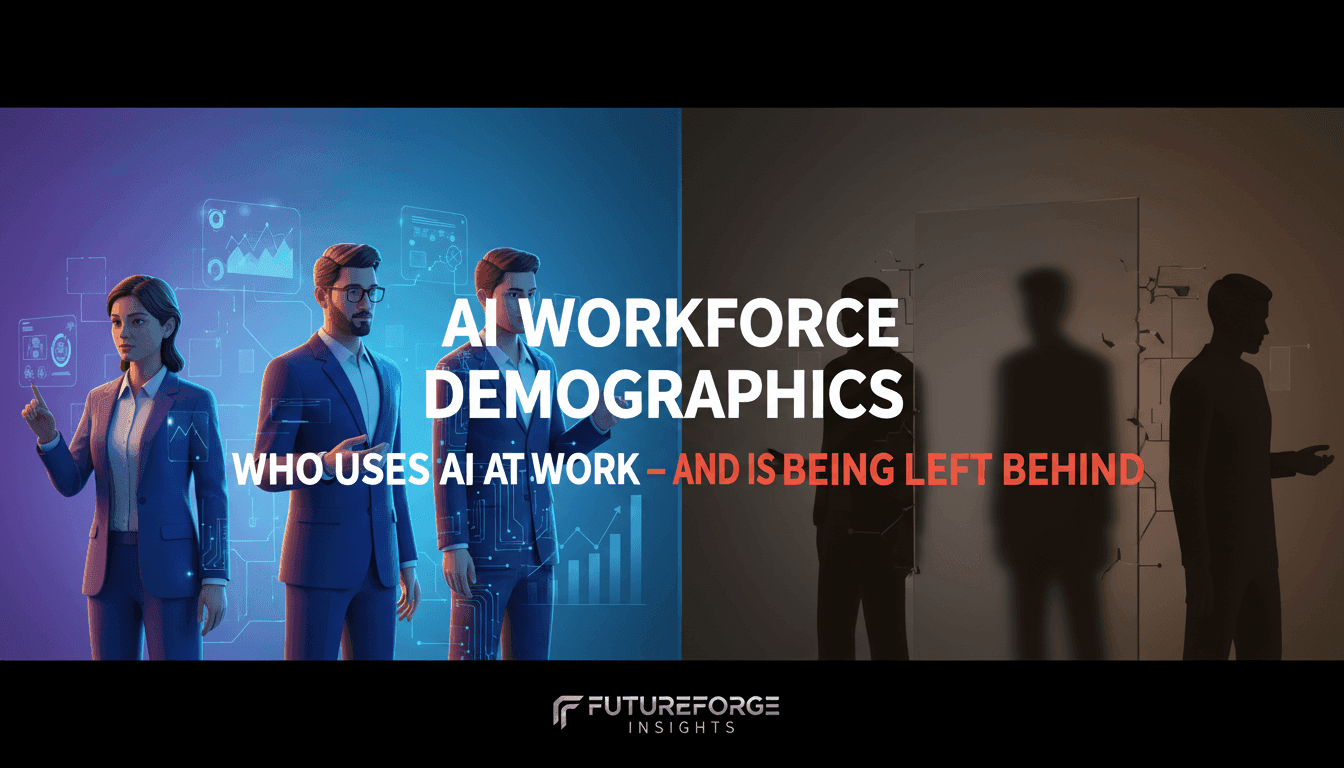 AI Workforce Demographics: Who Uses AI at Work — and Who Is Being Left Behind