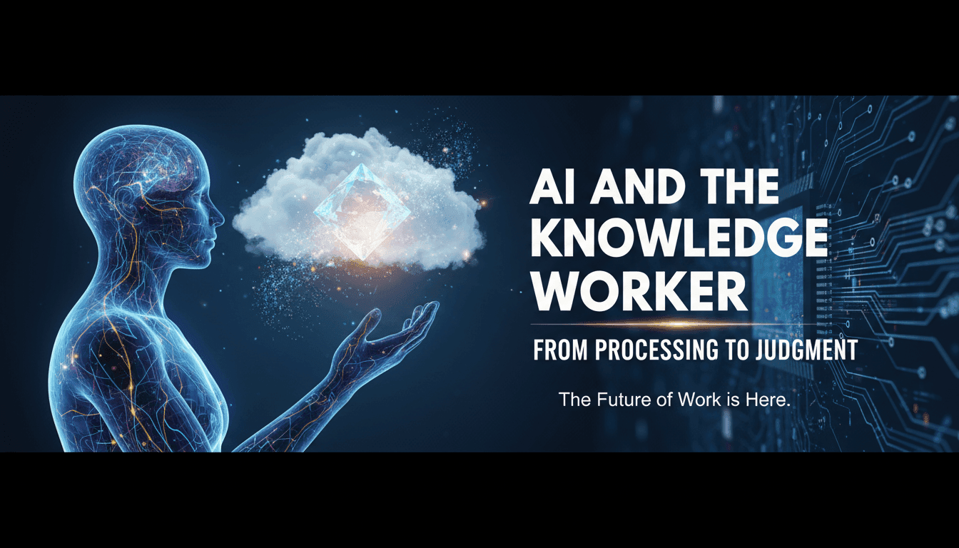 AI and the Knowledge Worker: From Processing to Judgment
