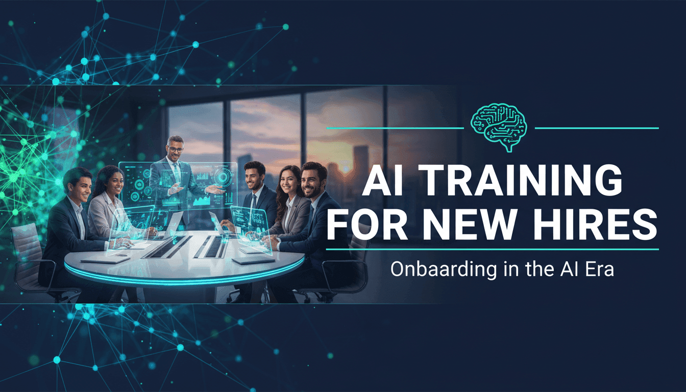 AI Training for New Hires: Onboarding in the AI Era