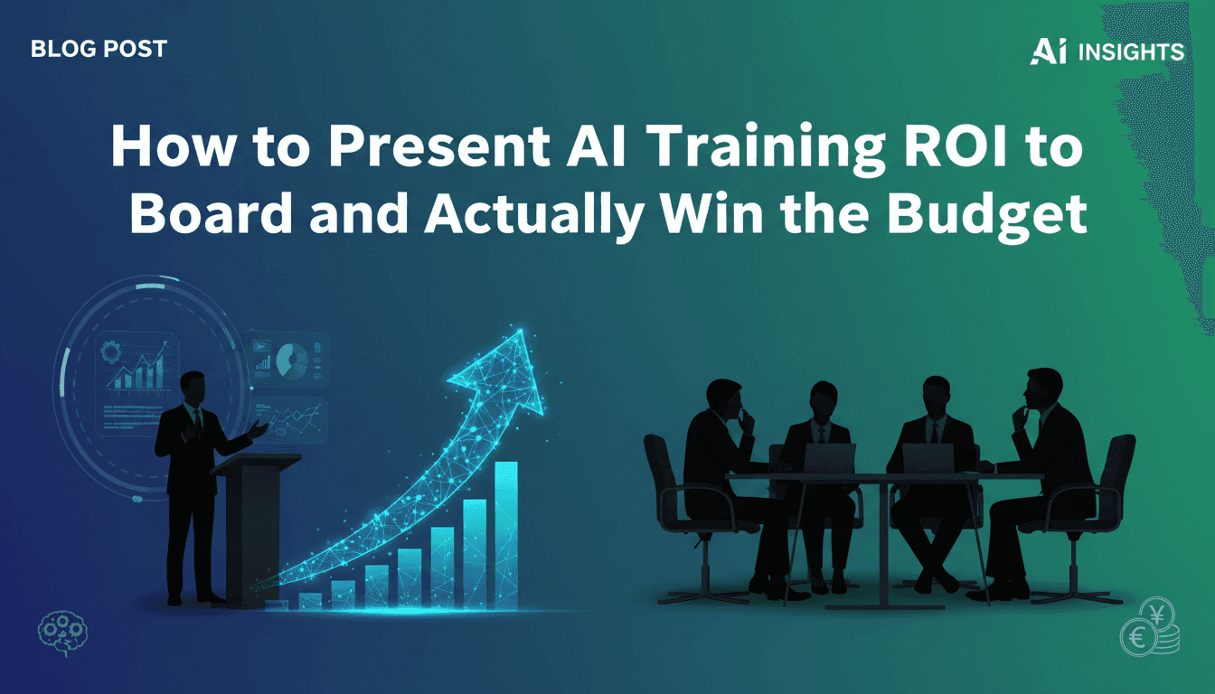 How to Present AI Training ROI to Your Board and Actually Win the Budget