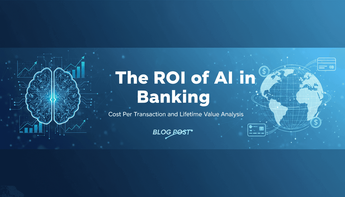 The ROI of AI in Banking: Cost Per Transaction and Lifetime Value Analysis