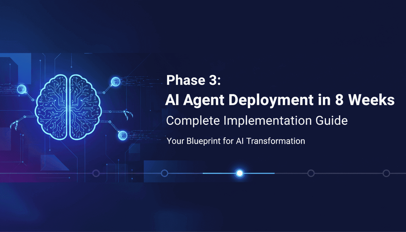 Phase 3: AI Agent Deployment in 8 Weeks - Complete Implementation Guide
