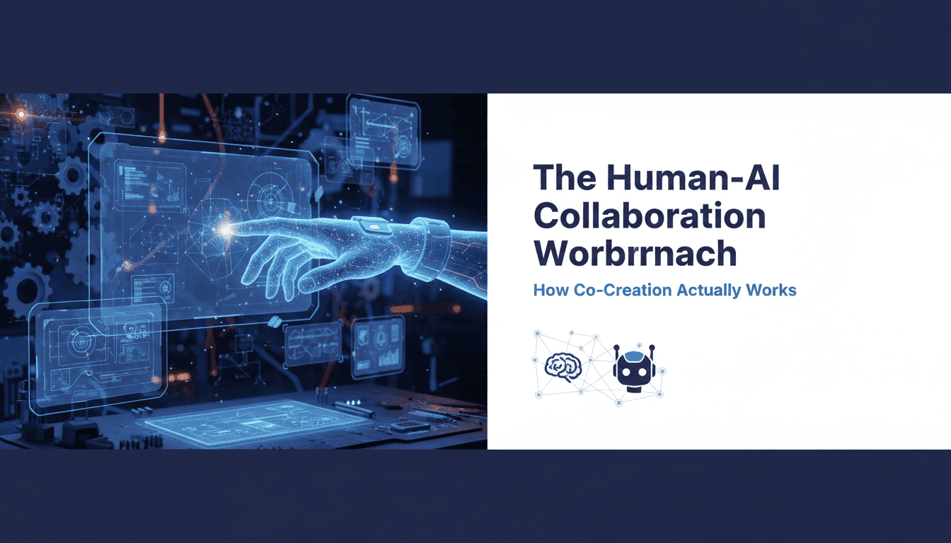 The Human-AI Collaboration Workbench: How Co-Creation Actually Works