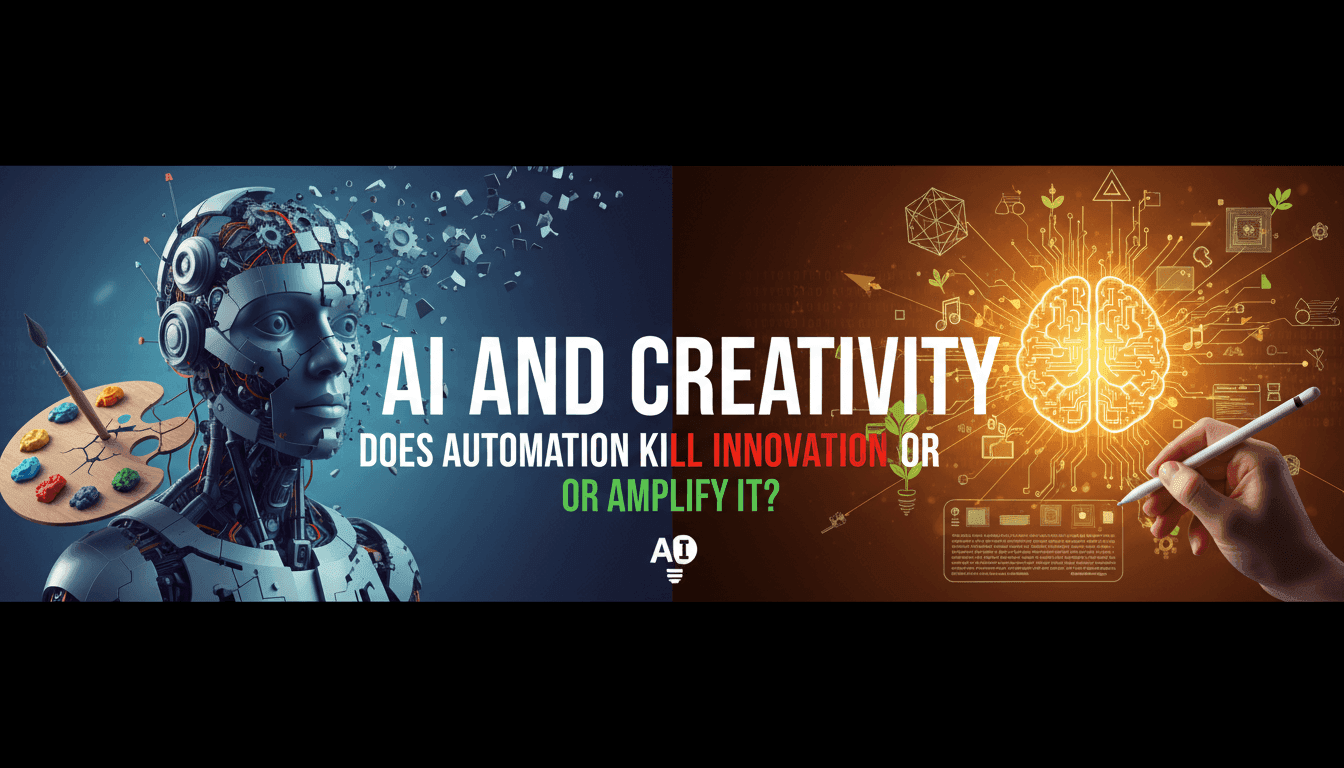 AI and Creativity: Does Automation Kill Innovation or Amplify It?