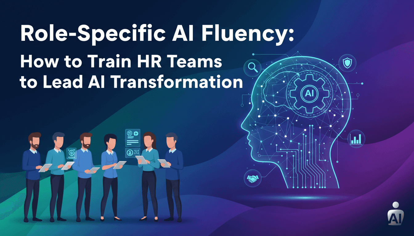 Role-Specific AI Fluency: How to Train HR Teams to Lead AI Transformation