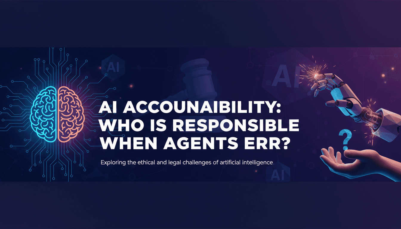 AI Accountability: Who Is Responsible When Agents Err?