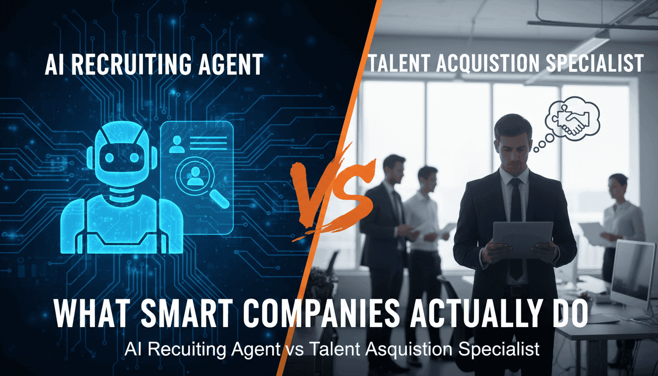 AI Recruiting Agent vs Talent Acquisition Specialist: What Smart Companies Actually Do