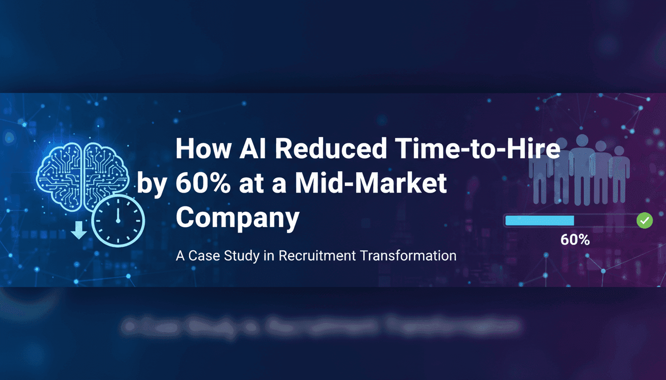 How AI Reduced Time-to-Hire by 60% at a Mid-Market Company