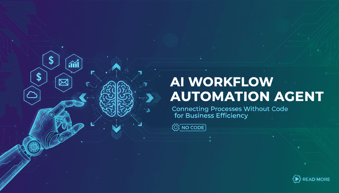 AI Workflow Automation Agent: Connecting Processes Without Code for Business Efficiency