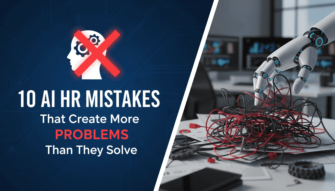 10 AI HR Mistakes That Create More Problems Than They Solve