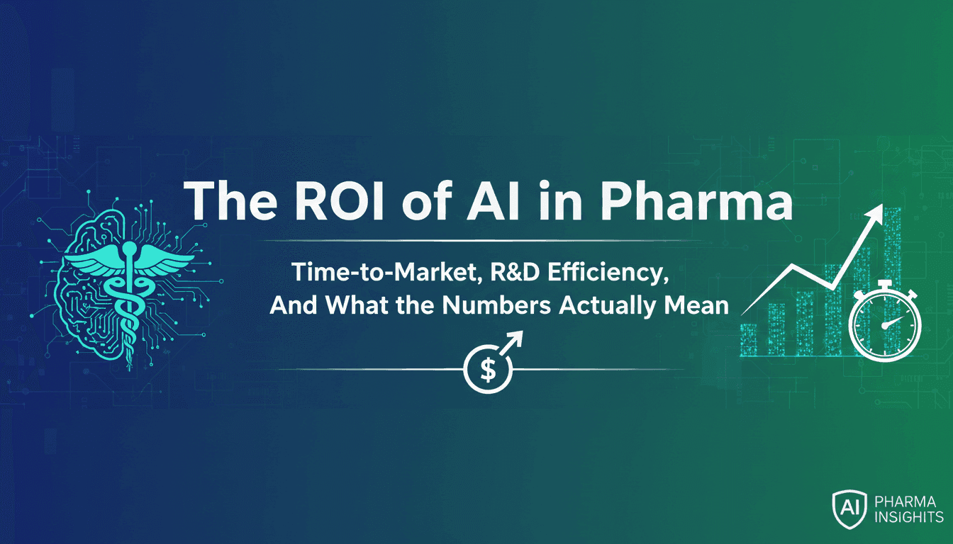 The ROI of AI in Pharma: Time-to-Market, R&D Efficiency, and What the Numbers Actually Mean